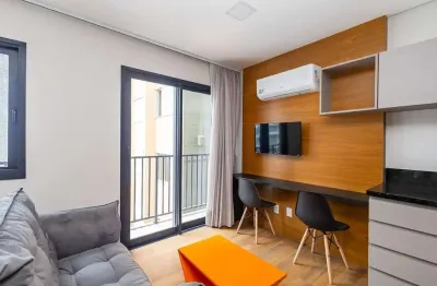 Apartamento studio mobiliado e equipado para alugar no batel - 26,14 m² - bf2211 | ref. 237