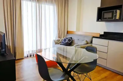 Studio mobiliado completo com sacada para alugar no batel – 30,33 m² - bf2211 | ref 462