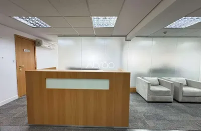 Conjunto comercial mobiliado de 220 m² para alugar no batel – landmark business center | ref. 004