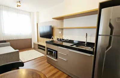 Apartamento mobiliado de 1 quarto para alugar no elysia – batel, curitiba - 29 m² - 1 vaga de garagem | ref. 286