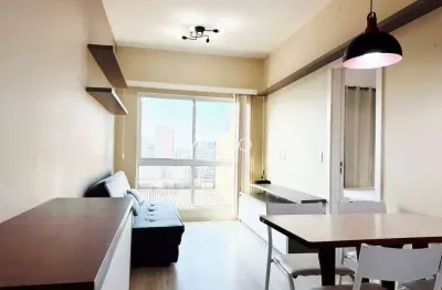 Apartamento mobiliado para alugar no centro de curitiba – 1 dormitório, 1 vaga de garagem - 33m² | ref 625