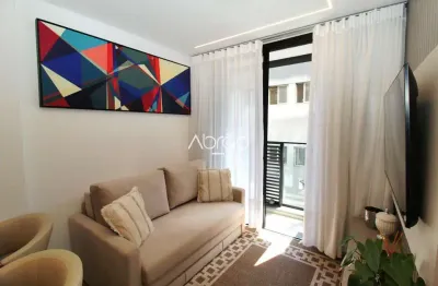 Apartamento mobiliado de 1 quarto para alugar no all batel – 35m², moderno e completo em localização premium | ref 639
