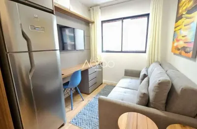 Apartamento Mobiliado para Alugar no Batel – 1 Quarto | 24 m² | Conforto e Praticidade em Localização Nobre | Ref 659