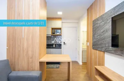 Apartamento mobiliado de 1 quarto no Batel, em Curitiba - 24m² | Ref 420