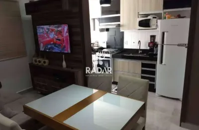 Apartamento à venda em campinas, loteamento parque são martinho, com 2 quartos, com 47 m²