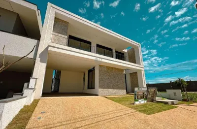 Casa à venda condomínio club santorini em paulínia, parque brasil 500, com 5 suítes, com 262.74 m²