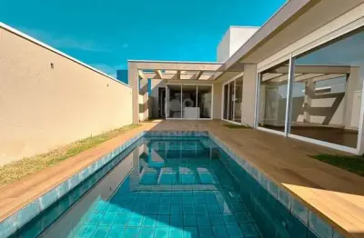 Casa à venda em paulínia, parque brasil 500, com 4 suítes, com 211.78 m², condomínio club santorini