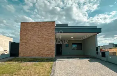 Casa à venda em paulínia, parque brasil 500, com 3 suítes, com 212.86 m², condomínio club santorini