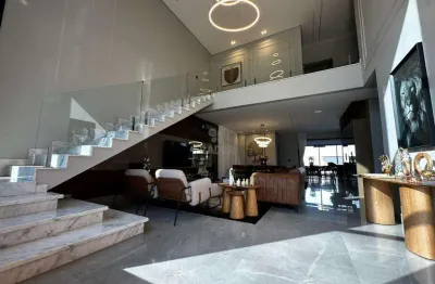 Casa para alugar em campinas, loteamento residencial arborais, com 3 suítes, com 349 m²