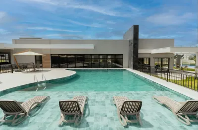 Terreno em condomínio fechado com área de lazer completa  -  atmosphere