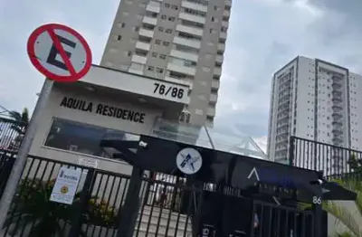 Lindo apartamento para venda no edificio áquila, 2 dormitórios com 1 suíte, lazer completo e portar