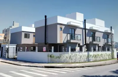 Casa de condomínio à venda em palhoça, nova palhoça, com 3 quartos, 99,23m²