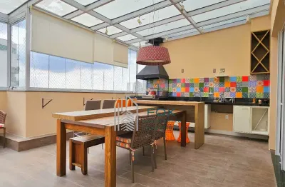 Cobertura 122m² 3 dormitórioa 1 suíte 2 vagas com depósito no tatuapé