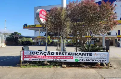 Ponto comercial para locação de 250m² na avenida itaguaçu, em aparecida-sp, com vista para a serra