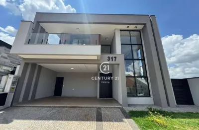 Casa com 3 dormitórios à venda, 265 m² por r$ 2.659.000,00 - santorini residencial club - paulínia/sp