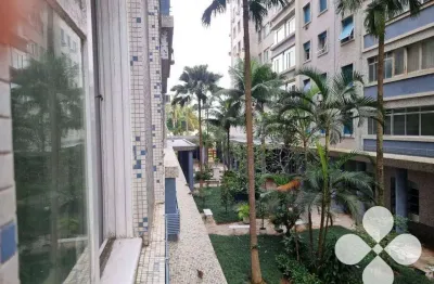Apartamento com 1 dormitório à venda, 54 m² por r$ 385.000,00 - aparecida - santos/sp