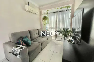 Apartamento 2 quartos, 1 vaga - campo grande - santos/sp