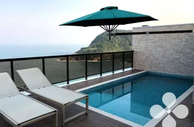 Cobertura com 3 dormitórios à venda, 185 m² por r$ 1.950.000 - guarujá/são paulo
