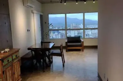 Apartamento com 1 dormitório à venda, 74 m² por r$ 930.000,00 - embaré - santos/sp