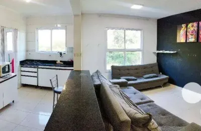 Apartamento com 2 dormitórios à venda, 60 m² por r$ 290.000,00 - vila voturuá - são vicente/sp