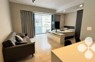 Studio à venda, 45 m² por r$ 795.000,00 - pompéia - santos/sp