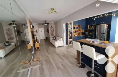 Apartamento à venda com vista para o mar na ponta da praia/santos – 2 dormitórios, 103 m², mobiliado