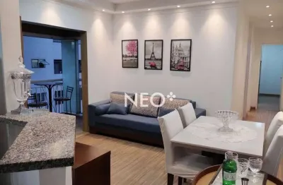 Excelente apartamento com 2 dormitórios à venda, 64 m² por r$ 600.000 - estuário - santos/sp