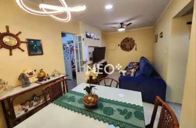 Apartamento com 2 dormitórios à venda, 98 m² por r$ 540.000,00 - ponta da praia - santos/sp