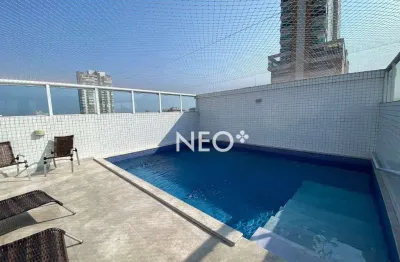 Apartamento duplex com 3 dormitórios à venda, 127 m² por r$ 1.750.000,00 - boqueirão - santos/sp