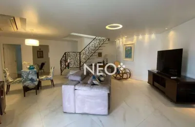 Cobertura com 4 dormitórios à venda, 348 m² por r$ 4.000.000,00 - aparecida - santos/sp