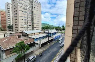 Apartamento com 1 dormitório à venda, 67 m² por r$ 470.000,00 - embaré - santos/sp