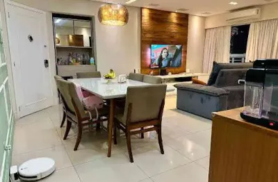 Apartamento com 2 dormitórios para alugar, 84 m² - marapé - santos/sp