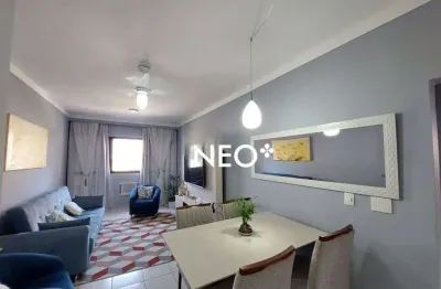 Apartamento com 2 dormitórios à venda, 123 m² por r$ 570.000,00 - embaré - santos/sp
