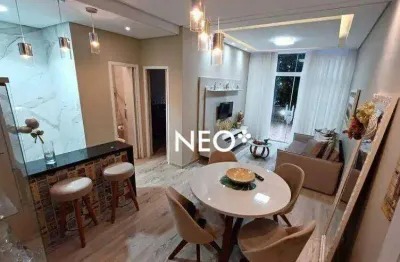 Apartamento com 1 dormitório à venda, 41 m² por r$ 420.000,00 - ilha porchat - são vicente/sp