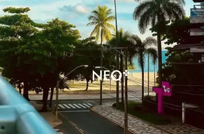 Apartamento com vista para o mar à venda na quadra da praia – santos/sp – reformado, 3 dormitórios, 2 suítes e 2 vagas