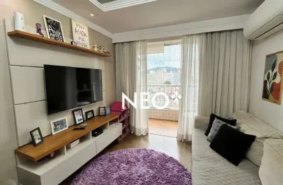 Apartamento com 2 dormitórios à venda, 69 m² por r$ 615.000,00 - encruzilhada - santos/sp