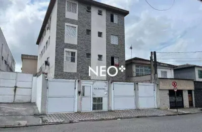 Apartamento com 2 dormitórios à venda, 48 m² por r$ 250.000,00 - vila margarida - são vicente/sp