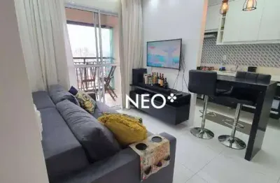 Apartamento com 2 dormitórios para alugar, 62 m² por r$ 5.500,00/mês - marapé - santos/sp