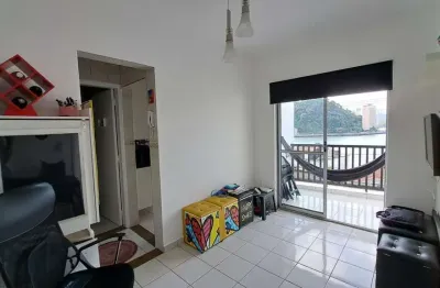 Apartamento a venda com 1 quarto e sala amplos, próximo à praia, parque prainha, são vicente, 41 m² privativos por r$ 230.000,00