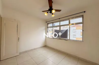Apartamento com 1 dormitório à venda, 60 m² por r$ 430.000,00 - boqueirão - santos/sp
