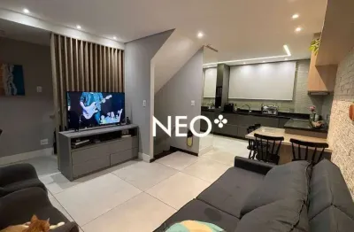Village com 2 dormitórios à venda, 75 m² por r$ 680.000,00 - vila mathias - santos/sp