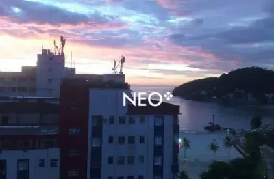 Apartamento na quadra da praia, andar alto na biquinha, em são vicente