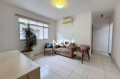 Apartamento com 2 dormitórios à venda, 67 m² por r$ 425.000,00 - boqueirão - santos/sp