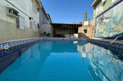 Casa sobreposta terrea 4 dormitórios à venda, 150 m² por r$ 1.100.000 - macuco - santos/sp