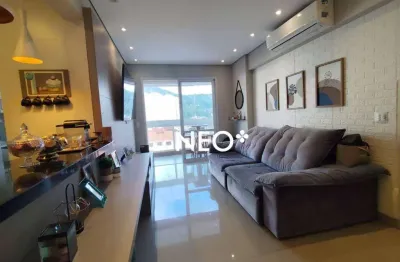 Apartamento com 2 dormitórios à venda, 85 m² por r$ 905.000,00 - marapé - santos/sp