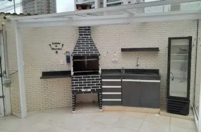 Sobrado com 2 dormitórios à venda, 130 m² por r$ 980.000,00 - marapé - santos/sp