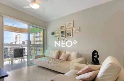 Apartamento com 3 dormitórios, 115 m² - venda por r$ 749.000,00 ou aluguel por r$ 7.800,00/mês - balneário guarujá - guarujá/sp