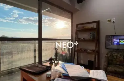 Sala para alugar, 42 m² por r$ 3.500,00/mês - valongo - santos/sp
