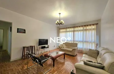 Apartamento 3 quartos, 1 vaga, pé na areia - josé menino - santos/sp