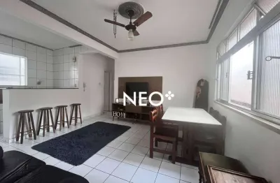 Apartamento 2 dormitórios à venda, 75 m² por r$ 420.000 - gonzaga - santos/sp